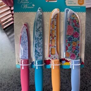 Pioneer Woman Floral Utility Knife Set